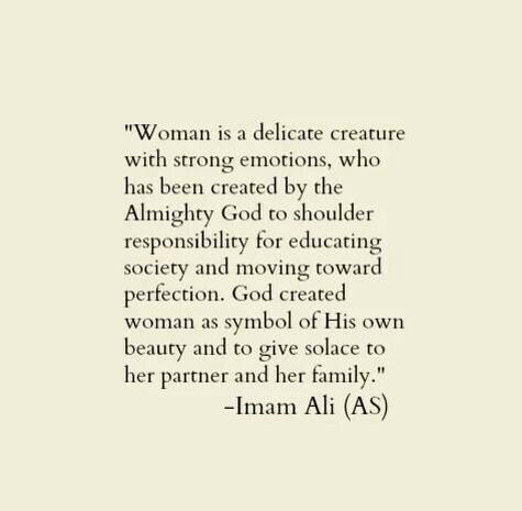 Woman - Imam Ali